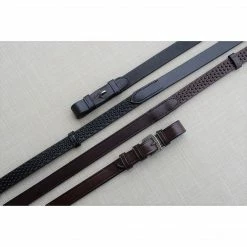 Black Oak By KL Select Pebble Grip Reins With Stops