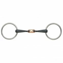 Shires Equestrian Products Shires Copper Lozenge Sweet Iron Snaffle Bit