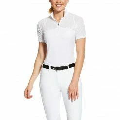 Ariat Women's Airway 1/4 Zip Show Shirt - Past Season Sale