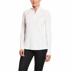 Baselayers Ariat Women's Sunstopper 2.0 1/4 Zip Baselayer Long Sleeve